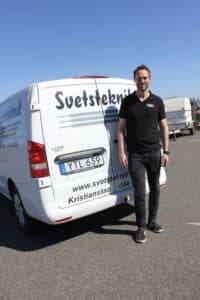 Svetsmässans mässgeneral, André Möller, är nöjd med responsen från såväl utställare som besökare. Foto: Lisette Wallström