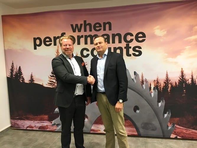 Hans Ekholm vd LSAB Group AB och avgående vd för Micor, Stig Niklasson